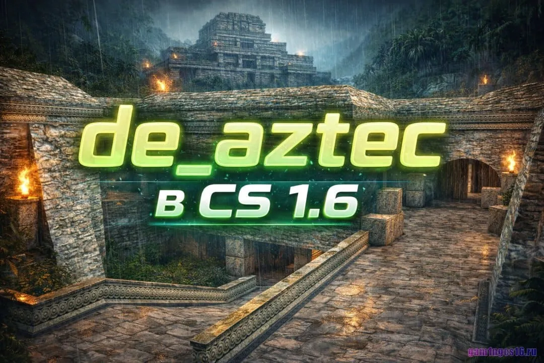 Особенности карты de_aztec в Counter-Strike 1.6 — полный разбор тактики и баланса